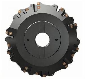 Máquina CNC PCD, Cara de engranaje de carburo, inserto indexable, portaherramientas de fresado de metal de alta alimentación para metal - Product Image 2