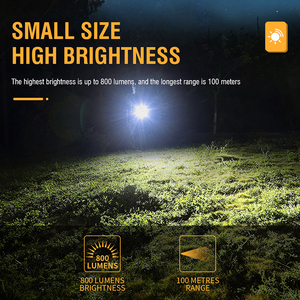 High Lumen 3000 Bright Portable <b>Type</b> <b>C</b> Rechargeable Aluminum Alloy Hat Clip Daily Emergency Safety LED Tactical Flashlight - Product Image 4