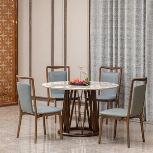 Başar tasarım mutfak restoran mobilya 4 6 8 koltuklu ahşap taban masa yuvarlak ahşap yemek masası