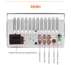 Mekede Armazém Brasil ND1-CP Écran MP5 6,86 pouces 800*480 avec système audio stéréo automobile pour usage universel - Product Image 6