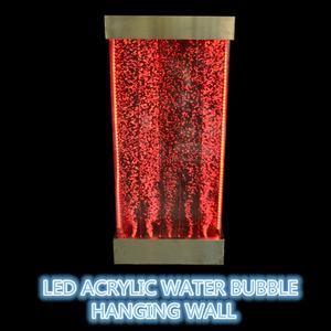 Muebles modernos para el hogar, fuente colgante de pared de agua led brillante, de burbujas <span class=keywords><strong>en</strong></span> pared divisoria - Product Image 4