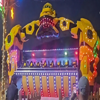 Manèges à bas prix pour fabricants, attractions de fête foraine, jeux rotatifs d'extérieur, manèges Robocop en fibre de verre pour parcs d'attractions