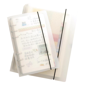 <span class=keywords><strong>Pp</strong></span> nhựa chất kết dính vòng Clip tái sử dụng đa chức năng tổ chức cho A4/A5/A6/A7/B5 Kích thước thư mục tập tin - Product Image 3
