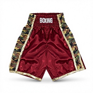 Pantalones de Boxeo al por Mayor, Shorts con Logotipo Personalizado, Pantalones de Boxeo de Satén de Grado Profesional, Fabricante de Marca Privada - Product Image 1