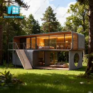 Habitación <span class=keywords><strong>de</strong></span> cápsula modular <span class=keywords><strong>de</strong></span> dos pisos, cabina <span class=keywords><strong>de</strong></span> manzana prefabricada, contenedor para dormir, casa a prueba <span class=keywords><strong>de</strong></span> huracanes para hotel con inodoro - Product Image 4