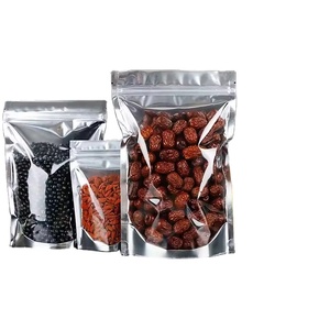 Bolsas <span class=keywords><strong>Yin</strong></span> <span class=keywords><strong>Yang</strong></span> de alta calidad, bolsa de papel de aluminio de pie con ventana, embalaje de frutos secos - Product Image 5