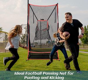 Équipement d'entraînement de football professionnel avec filet de <span class=keywords><strong>cible</strong></span> – <span class=keywords><strong>Cage</strong></span> de frappe et rebondisseur personnalisés 7x4 pieds pour l'entraînement - Product Image 1