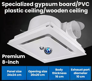 Ventilador Extractor de Aire Silencioso y Potente de 10/12 Pulgadas <span class=keywords><strong>para</strong></span> Techo Suspendido, Integración en Tuberías, <span class=keywords><strong>Cocina</strong></span>, Baño - Product Image 3