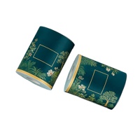 Rouleau de papier toilette jetable doux et fin en pâte de bois vierge, 2 plis, 15g, 100mm, gaufré sur mesure, antibactérien et écologique