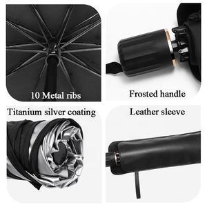 Pare-soleil de fenêtre avant de voiture avec logo personnalisé Parasol pliable avec protection contre les <span class=keywords><strong>UV</strong></span> Parasol de protection de pare-brise avant pour toyota - Product Image 6