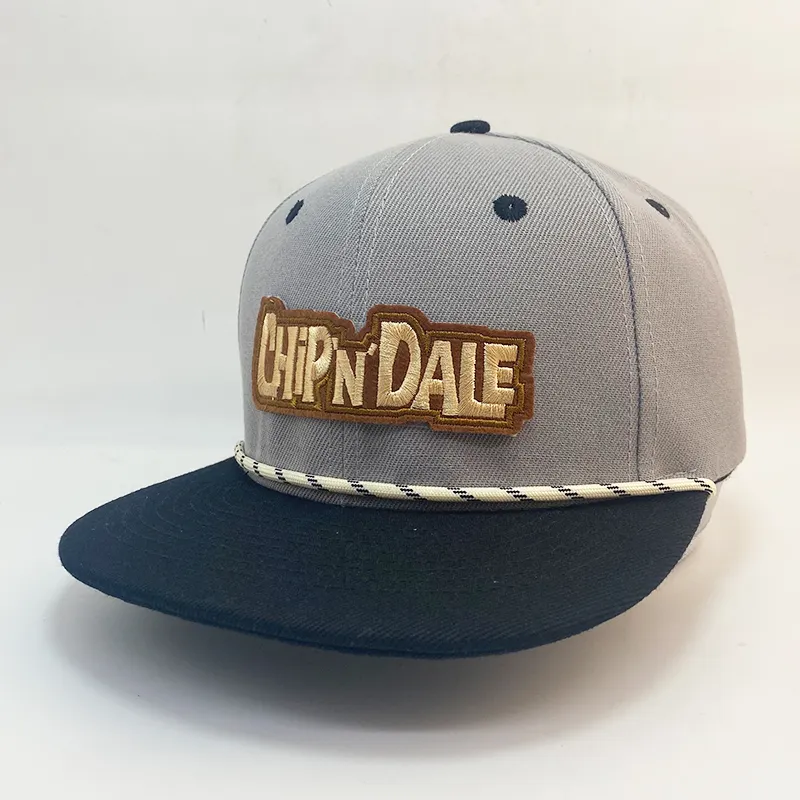Oem High Quality Wholesale Custom Embroidery Logo Sports Hat Laser Cut Hole 6 Panel Flat Brim Gorras Polyester Snapback Cap