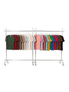 เสื้อยืดแขนสั้นทรงหลวมสำหรับผู้ชาย น้ำหนัก 230 กรัม ผ้าฝ้ายถัก 100% สีพื้น แห้งเร็ว ระบายอากาศได้ดี - Product Image 1