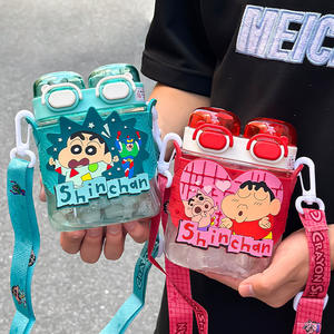 ขวดน้ำเด็กเครยอนชินจัง 500 มล. แบบพกพาพร้อมสายสะพายสำหรับใช้กลางแจ้ง - Product Image 2