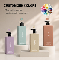 Bouteille en plastique HDPE de luxe personnalisable, capacité disponible de 40 ml à 1000 ml, pour le remplissage de shampooing, gel douche, avec pompe à lotion
