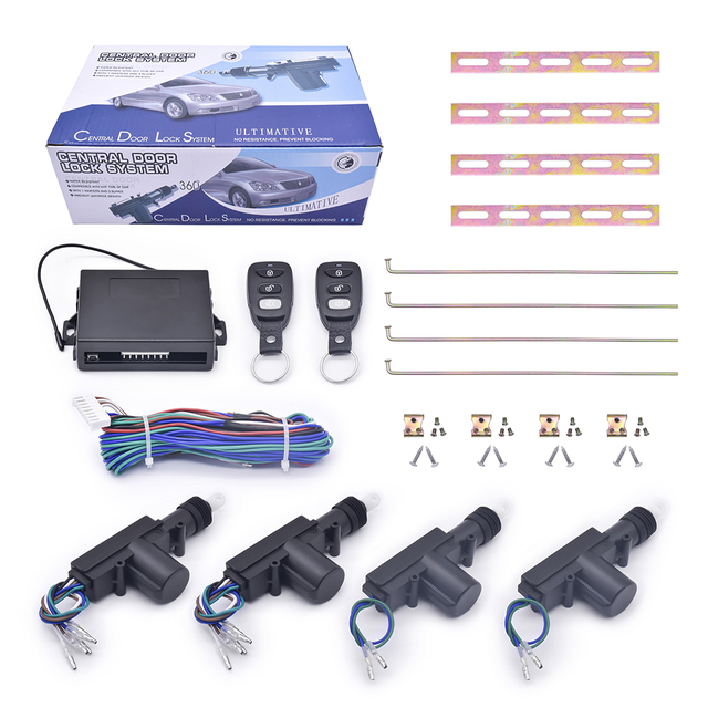2 Control 2 Central Door Lock for Cars Accessories Remote Control Car Electric Central Locking System