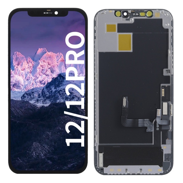Soft Hard OLED Screen Digitizer Assembly for 12/12 Pro 6.1-inch LCD Touch Screen Spare Parts with 1 Year Warranty