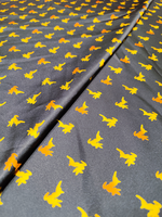 Tissu satiné léger et respirant 100% polyester imprimé multicolore, doux, lisse et brillant pour la couture DIY, les travaux manuels et les robes de mariée