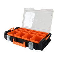 VERTAK impermeable 12 rejilla caja de almacenamiento personalizado tornillo caja de embalaje caja con compartimentos