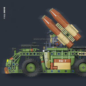 Jie Star 58139 Modello Classico <span class=keywords><strong>Militare</strong></span> della Seconda Guerra Mondiale Lanciarazzi Corazzato su Ruote Collezione Modelli Mattoncini Giocattoli Regalo Set di Costruzioni - Product Image 5