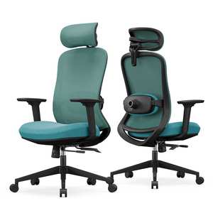 Elektrischer Massagestuhl aus Stoff, Büro-Drehstuhl, Verstellbar, Ergonomisch, Komfortabler Netz-Massagestuhl, Tischset mit Individuellem Logo - Product Image 6