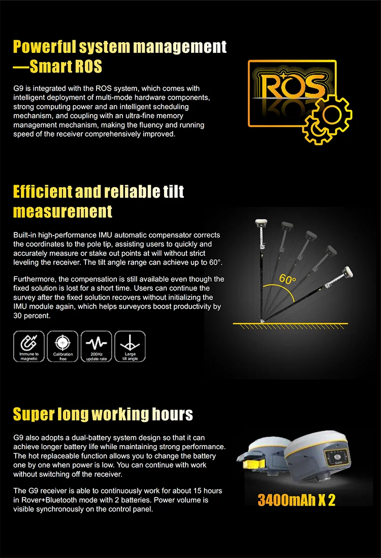 Cheapest Price G9 GNSS RTK Land Surveying Instrument GPS RTK