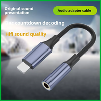 Adaptateur de prise casque USB-C à 3.5mm Conversion audio de décodage analogique DAC pour téléphones mobiles avec cordon de raccordement pour ordinateur portable à sortie cc