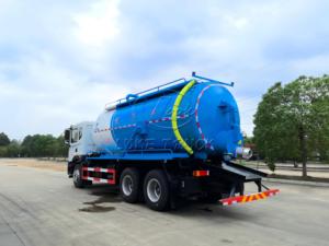 รถบรรทุกสุญญากาศแบบ 10 ล้อ 6x4 Dongfeng T5 ขนาด 18-20 ลูกบาศก์เมตร สำหรับดูดของเสียจากบ่อเกรอะและอุจจาระ  ดูดแรงสูง  ผลิตตามสั่งจากโรงงาน - Product Image 6