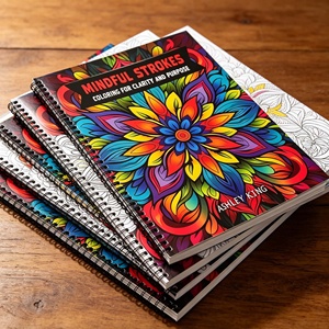 <span class=keywords><strong>Libro</strong></span> da Colorare Personalizzato per Adulti, Stampa di Libri da Colorare per Alleviare lo Stress e la Concentrazione Mentale, per Adulti e Bambini - Product Image 1