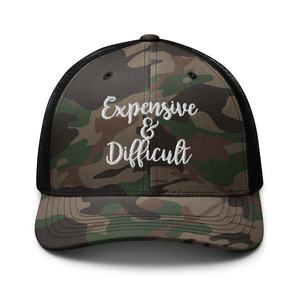 Sombrero de camionero de camuflaje ODM al por mayor, gorra con logotipo bordado personalizado, parte trasera de malla de alta calidad, sombrero deportivo estructurado de 6 paneles, cierre ajustable - Product Image 4