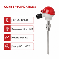 Standard Non-isolated Temperature Transmitter with 0.02% FS/℃ Drift for Cost-effective Industrial Temperature Conversion