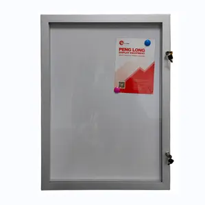 Placa de observação Lockable impermeável exterior 45mm com Whiteboard magnético