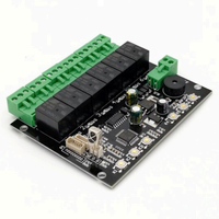 Carte de commande à distance infrarouge programmable à relais multiples et empreintes digitales Baixinda K219-A