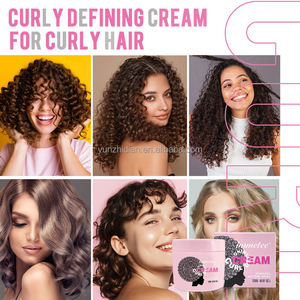 Crème Coiffante Définissante 2-en-1 pour <span class=keywords><strong>Cheveux</strong></span> Bouclés, Ondulés et <span class=keywords><strong>Afro</strong></span>, Hydratante et Adoucissante, Marque Blanche, 250g, Vente en Gros - Product Image 2