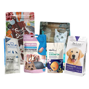 <span class=keywords><strong>Emballage</strong></span> alimentaire pour animaux de compagnie réutilisable imprimé sur mesure, sachet debout, fermeture à quatre soudures, fond épais, fermeture éclair, sac en mylar pour sushi, chewing-gum, recyclable - Product Image 6