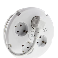 Regleta de Enchufes Universal MQL de 4 Tomas, Adaptador de Viaje, Enchufe de Extensión con Interruptor, Venta al por Mayor