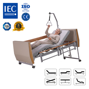 <span class=keywords><strong>Lit</strong></span> médical électrique réglable pour maison de retraite, personnes âgées obèses, IEC 60601, <span class=keywords><strong>lit</strong></span> de soins à domicile pour patients, <span class=keywords><strong>lit</strong></span> médical en bois pour hôpital et soins à domicile - Product Image 1