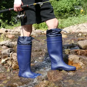 Bottes de pataugeoire légères en caoutchouc pour hommes pour les activités de plein air