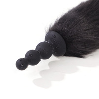 Jouets sexuels, accessoires SM, plug anal en silicone détachable, jouet d'entraînement pour l'expansion du anus féminin, queue de renard