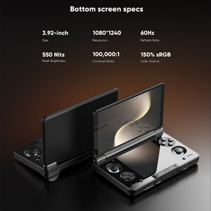 Consola de Juegos AYN <span class=keywords><strong>Thor</strong></span> Inalámbrica Portátil con Android 13, Pantalla Abatible Doble, Chip Snapdragon 8, Compatible con Juegos de PS2, PSP, PS1 y Arcade <span class=keywords><strong>Odin</strong></span> - Product Image 4