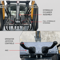 HDL-35L Backhoe Loader Mesin 72kW 1.2m³  Front Loader 0.3m³  Rear Excavator 4500kg Kedalaman Penggalian 2800mm Mesin Konstruksi