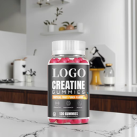Bonbons gélifiés à la créatine monohydrate pour adultes OEM/ODM, 5 g de créatine par portion, végétarien, casher, sans gluten, sans gélatine, soutien musculaire