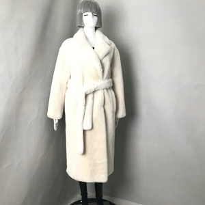 Abrigo de Mujer Personalizado, Nuevo Estilo Casual, con Cinturón de Imitación de Piel, Accesorios de Moda, Abrigo Retro de Manga Larga con Bolsillos, Elegante - Product Image 6