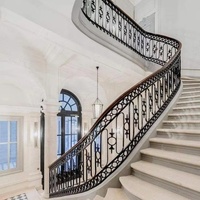 CBMmart Clôture en fer forgé Villa européenne Design moderne Beau motif Balustrade de balcon extérieure