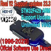 Herramienta de Diagnóstico para Autos HEX-V2 STM32F429 Actualizada, Conectada en Línea, para Audi, con Garantía de un Año