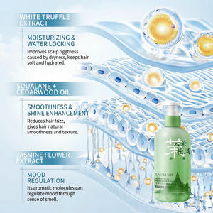 Shampoo <span class=keywords><strong>antipelliculaire</strong></span> à l'acide aminé en marque privée, contrôle du sébum, volumisant, parfumé, shampooing pour cheveux, biologique, naturel, parfum durable - Product Image 3