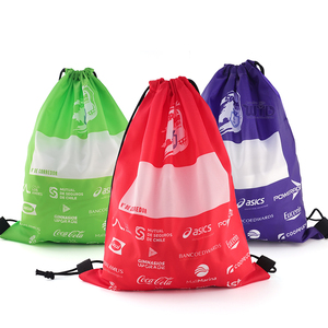 Custom Eco-Friendly Waterproof Oxford Cloth Drawstring Sportpacks for Sports Marathon Running Events Promotional Gift Bags