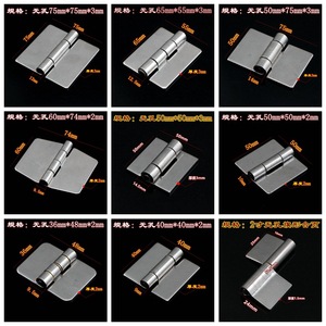 Bisagras soldadas de acero inoxidable de 30x30 mm para montaje en superficie, para muebles y equipos, diseño industrial, antirust - Product Image 5
