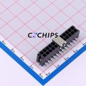 WB5557L-240C-0W Wire-to-Board Pin Header SMD,P=3mm Connector 2x12P 3mm Vertical Mount Micro-Fit (MX 3.0) - Product Image 1