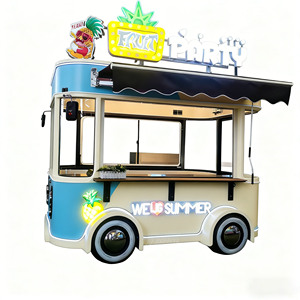 Custom Mobile Food Truck Fully Equipped Stainless Steel Catering <b>Trailer</b> for Coffee Hot Dog Pizza - Product Image 1