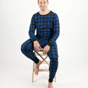 Vendite dirette mamma e Me Loungewear famiglia abbinata vestiti autunnali manica lunga pagliaccetto bambino ragazzo stampa a quadri pigiama - Product Image 4